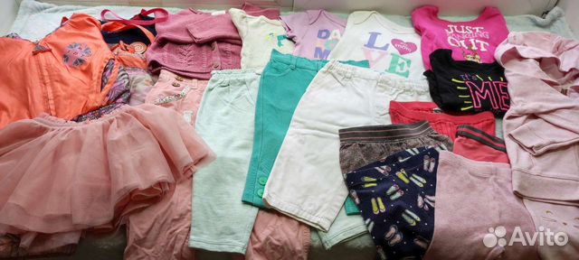 Пакет вещей на малышку до 1 года