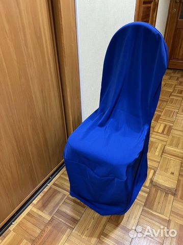 Накидка на стул - 1 шт - синяя