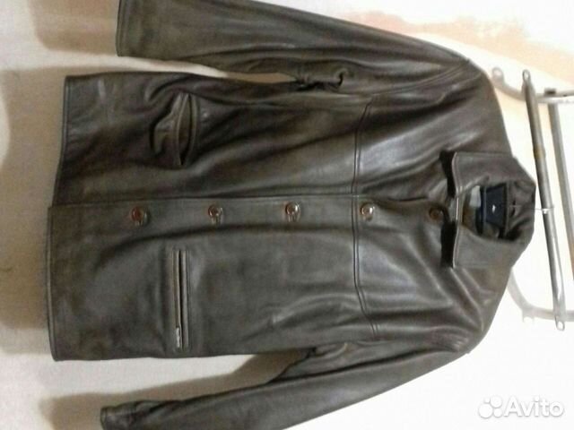 Кожаная куртка мужская