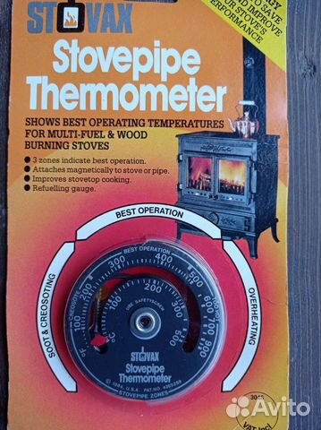 Термометр для печи, камина