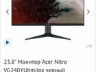 2К Монитор Acer Nitro vg240yubmiipx 2560x1440 объявление продам