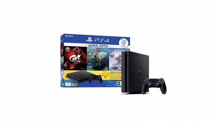 PS4 Slim 1Tb + 400 Игр Гарантия 1 Год
