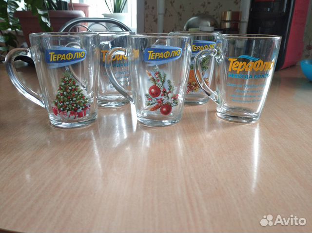 Кружки из стекла с рисунком