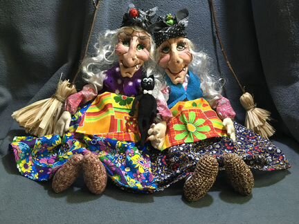 Интерьерные текстильные куклы ручной работы