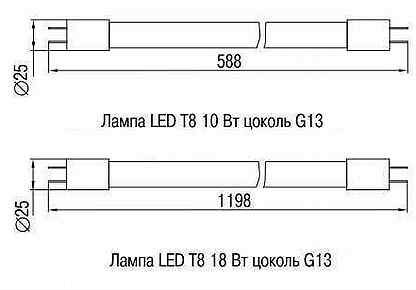 Схема цоколя g13