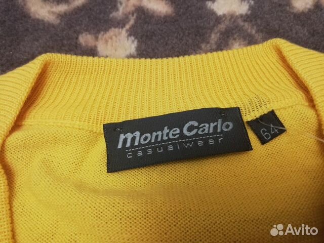 Свитер Monte Carlo / Woolmark Blend 64 размер 5XL