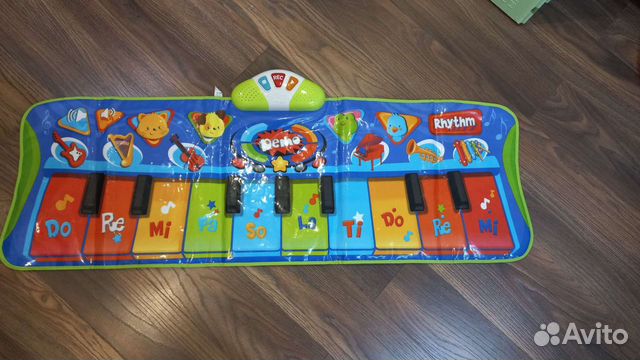 Музыкальный коврик пианино