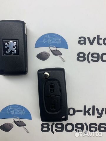 Корпус ключа пежо 307