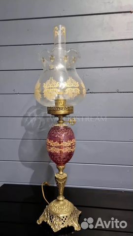 Лампа настольная. Светильник. Антиквариат