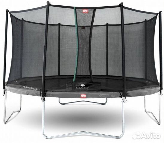 Батут Berg Favorit Regular 430 Grey с сеткой Comfo