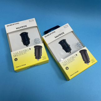 Адаптер в авто Borofone BZ8 2.4A