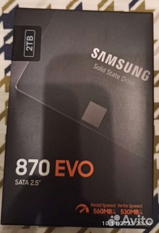 Ssd samsung 870 evo 2tb