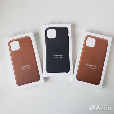 Кожаный чехол для Apple iPhone 11 Pro