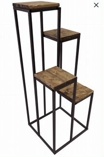 Подставка для цветов напольная лофт