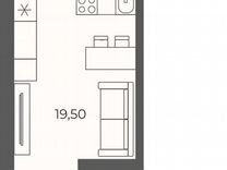 Квартира-студия, 24,4 м², 11/26 эт.