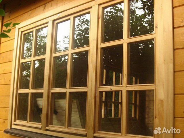 Деревянные окна со стеклопакетом новые купить в Нижнем Новгороде ...