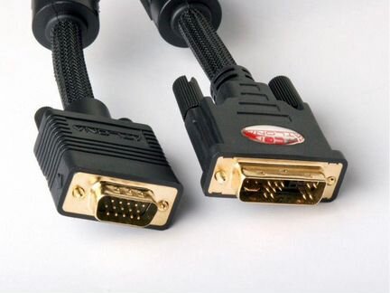 Адаптер HP Display Port-DVI + кабель DVI-I - VGA