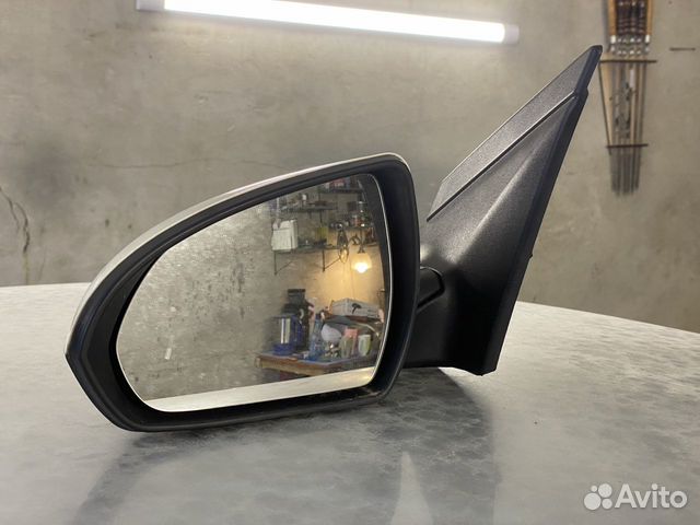 Левое зеркало Hyundai Solaris 2 PGU (белый)