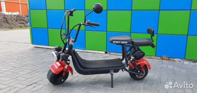 Электроскутер White Siberia mini R 1200W
