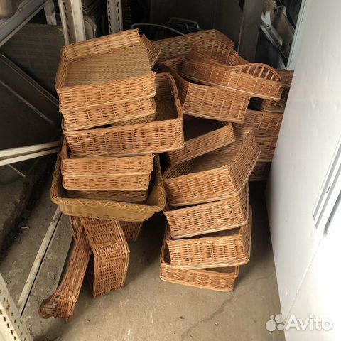 Корзины плетеные для овощей и фруктов