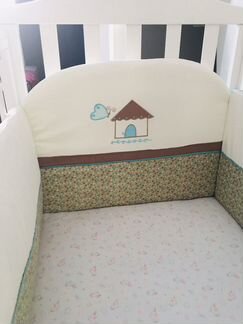 Комплект бортиков в кроватку Perina Лошадка