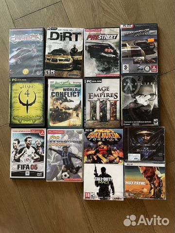 CD-диски с играми