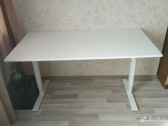 Стол Икеа Скарста белый с регулировкой высоты купить в Краснодаре ...