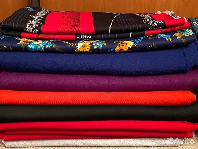 Ткани разные кримплен трикотин бархат СССР