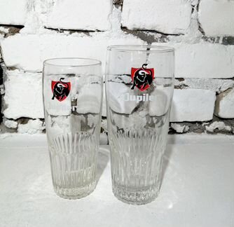 Бокалы 0,5л Kozel, Efes, Jupiler, Сибирская корона