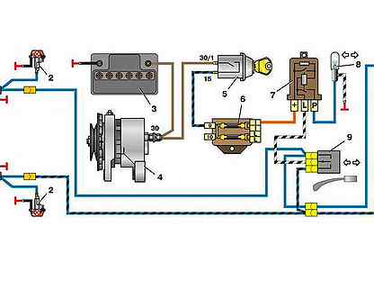 Схема подключения реле поворотов ваз 2106 с 5 контактами