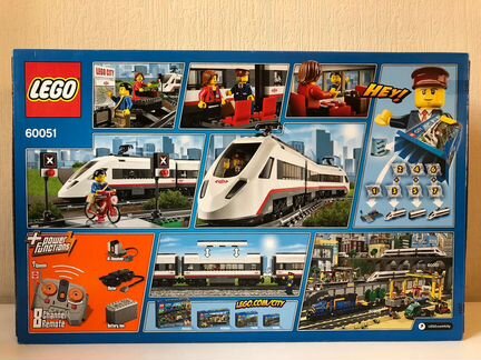 Новые Lego Поезда 60051 и 60052 с доп рельсами