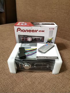 Магнитола с блютузом AUX USB, автомагнитола новая