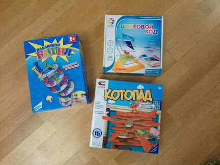 Настольные развивающие игры Bondibon, attivio, dre