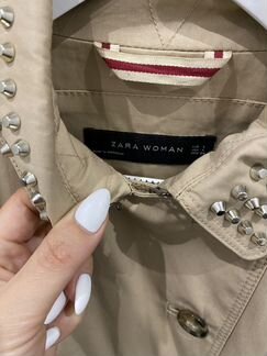 Тренч/ Плащ Zara с шипами