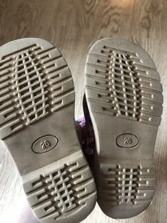 Ботинки демисезонные для девочки размер 26