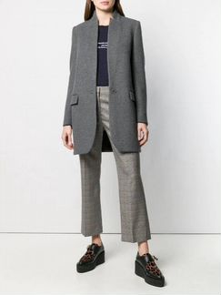 Серое пальто Stella Maccartney