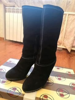 Зимние замшевые сапоги itaita, 37 размер