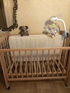 Детская кроватка + матрац