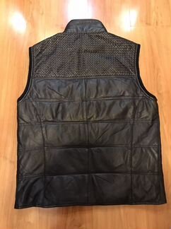 Жилет Кожаный Johnny Manglani Icon