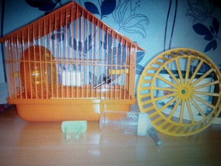 Клетка для грызунов и все приспособления