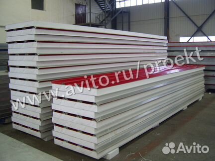 Сэндвич панели PUR PIR для складов и камер