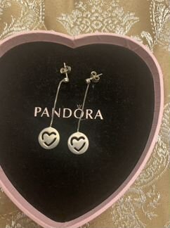 Серебряные сережки Pandora