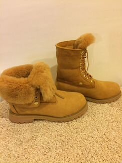 Женские зимние ботинки марки Timberland