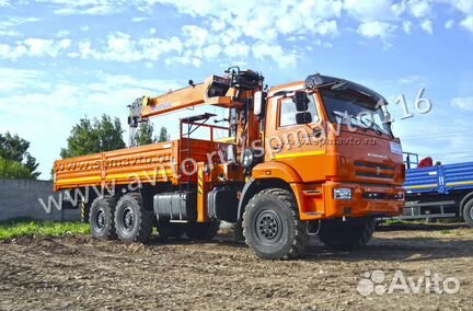 Камаз-43118 с манипулятором Хангил