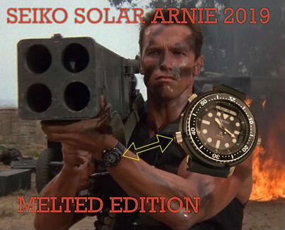 Часы Seiko Solar Arnie 2019 Melted Edition
