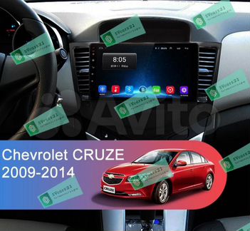 Магнитола Chevrolet Cruze Android 9