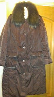 Пальто зимнее на паролоне 52-54 спесцовым ворот