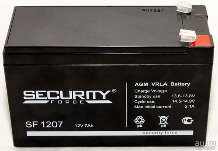 Security force Аккумулятор 12В 7 Ач (SF 1207)