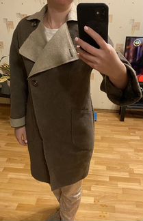 Пальто демисезонное женское 42