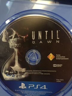 Диск Until Dawn (Дожить до рассвета) игра PS4